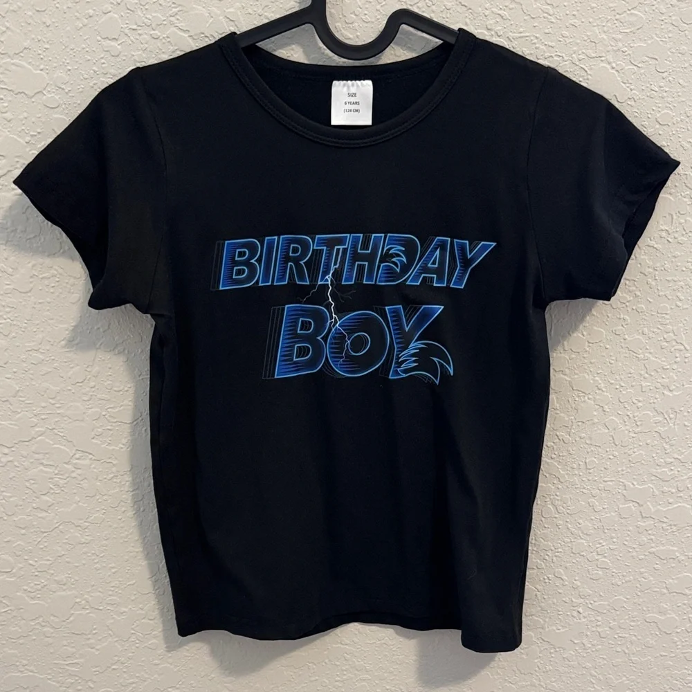 Birthday Boy Black T-Shirt